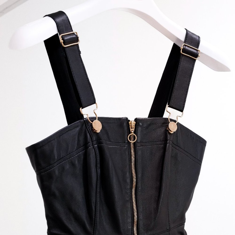 Alice McCall Cherry on Baby Leather Mini Dress